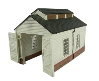 Single road small wooden engine shed - Scenecraft range