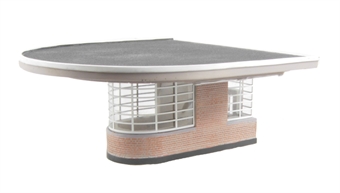 Art Deco Platform End Building - use 2 of these with 44-065