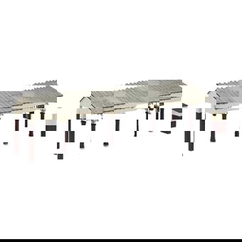 Bluebell Station Canopy and Hut Crimson and Cream