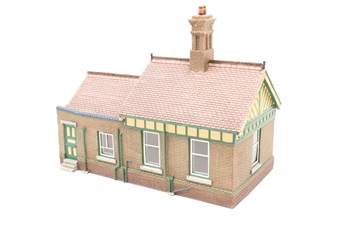Bluebell office and store room - green and cream