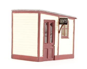 Wooden Station Gents Toilet (43 x 30 x 38mm)