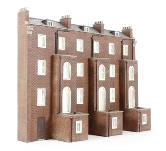Low Relief Rear of Victorian Tenements (204 x 56 x 160mm)
