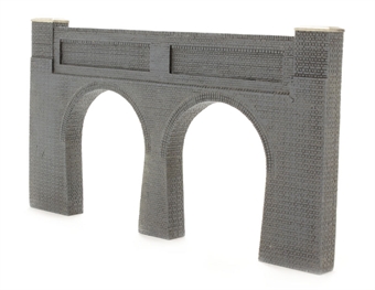 Low Relief Double Track Tunnel Portal (175 x 10 x 94mm)