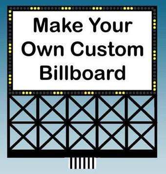 Small Custom Billboard (1.9" W x 1.9" T)