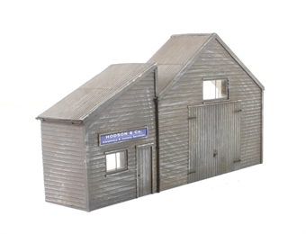 Low Relief Weather Boarded Warehouse