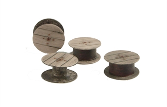 Cable Drums - pack of four (20 x 9 x 20mm)