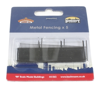 Metal fencing - pack of 5 pieces