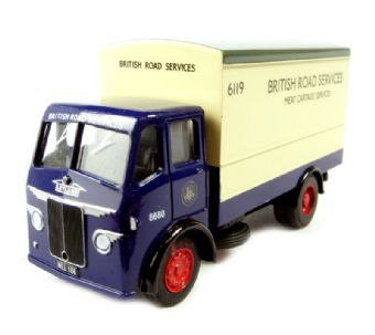Leyland beaver van in "British Road Services - Meat Cartage Services" blue & cream