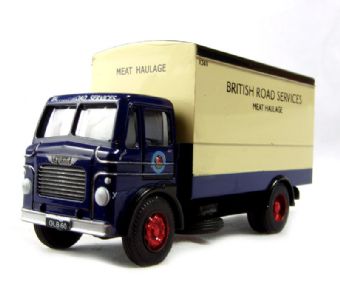 Leyland beaver van in "British Road Services - Meat Haulage" blue & cream