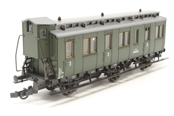1st class coach with brakeman's cab of the DB