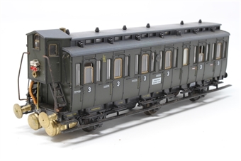 3rd Class Clerestory Coach with Brakeman's Cab 54824 of the DRG