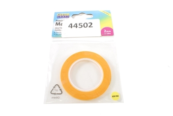 Precision masking tape - 2mm x 18 metres - pack of two rolls