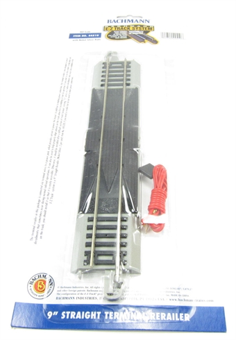 9in. Straight Terminal Rerailer w/Wire (1/Card)