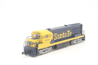U25B GE 6603 of the Santa Fe - digital fitted