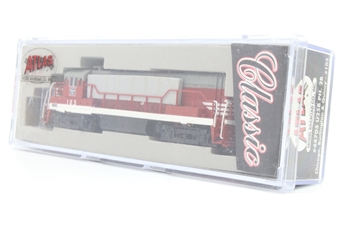 U25B GE 103 of the Burlington Route