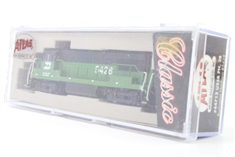 U25B GE 5428 of the Burlington Northern - digital fitted