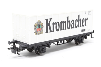 Flat Wagon with Container - 'Krombacher'