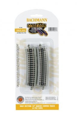 EZ Track 14" Radius 1/2 Curve Sections (6)