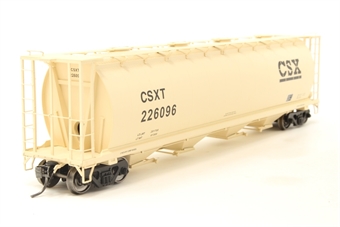 4-bay covered cylindrical hopper car #226096 'CSX'