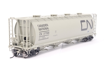 4-bay cylindrical hopper of the Canadian National Railroad