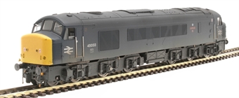 Class 45/0 'Peak' 45033 "Sirius" in BR blue with sealed beam marker lights and Tinsley painted name - weathered. Heljan general release.