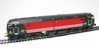 Class 47/4 47806 in Virgin red & grey