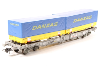 Hupac Container Wagon with 2 Containers "Danzas" of the Swiss SBB