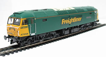 Class 47/0 47258 "Forth Ports Tilbury" in Freightliner green