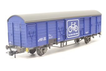 bicycle wagon of the OBB in blue