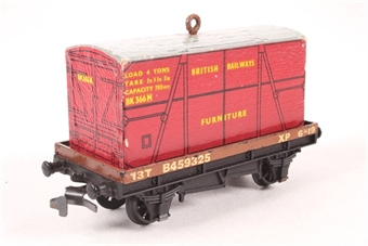 Low Sided Wagon with Furniture Container