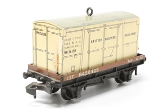 13T Low Sided Wagon with Meat Container in BR Bauxite