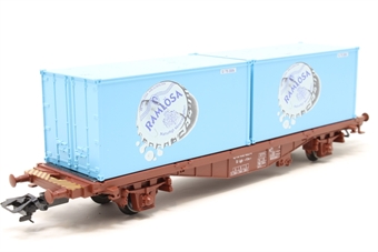 Flat Car with Containers - 'Ramlosa' of the SJ