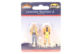 Pair of lineside track workers - Pack A