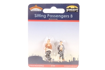Pair of sitting passengers - Pack B