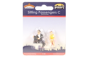 Pair of sitting passengers - Pack C