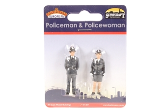 Policeman and policewoman