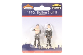 Pair of 1970s station staff - Pack B