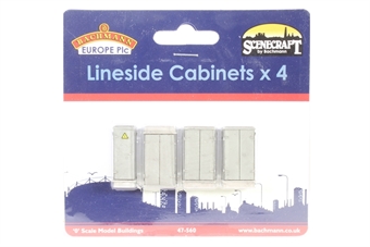 Pack of four lineside cabinets