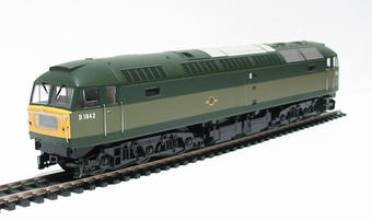 Class 47 diesel D1942 in BR 2 tone green
