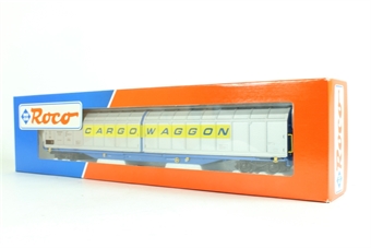 Cargowaggon in silver/blue
