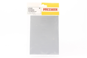 Roof panel plastic sheet 149 x 109 mm