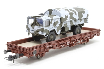 Flat Wagon with MAN Military Truck
