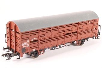 Flat Wagon with Truck Load of the German DB