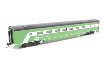 Smooth side passenger coach 758 of the Burlington Northern