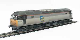 Class 47 diesel 47212 in Railfreight Petroleum livery - weathered