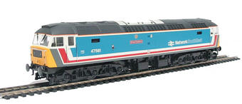 Class 47/4 47581 in Network South East original "Great Eastern"