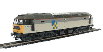 Class 47/0 47063 in Trainload Construction livery