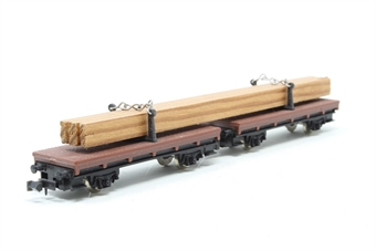 Twin Bolster Wagon with Timber Load