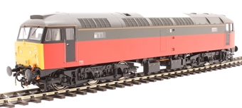 Class 47 in Parcels sector red and grey - unnumbered