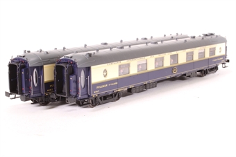 Pack of 2 1st Class Pullman Coaches 4147 & 4157 of the CIWL - Epoch III - (1949)